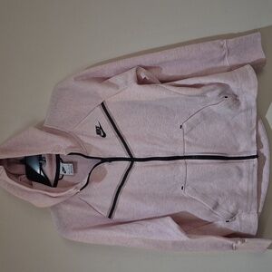 Nike Light Pink Hoodie with Black Accents